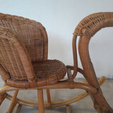 Horse rocking rattan