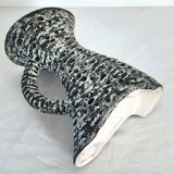 Vintage Fat Lava Ceramic Vase