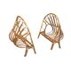 Children's rattan basket bed 1960