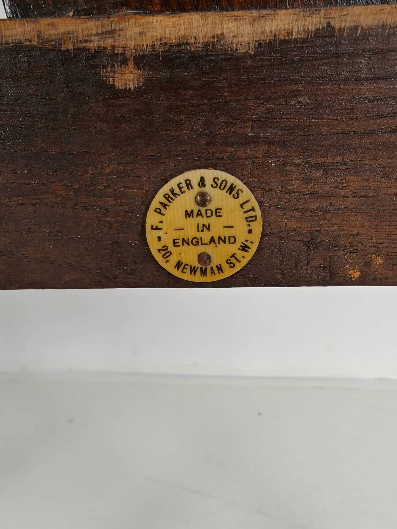 Paire de fauteuils en chêne F. Parker & Son – XIXe siècle anglais