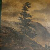 Peinture ancienne début xxème paysage