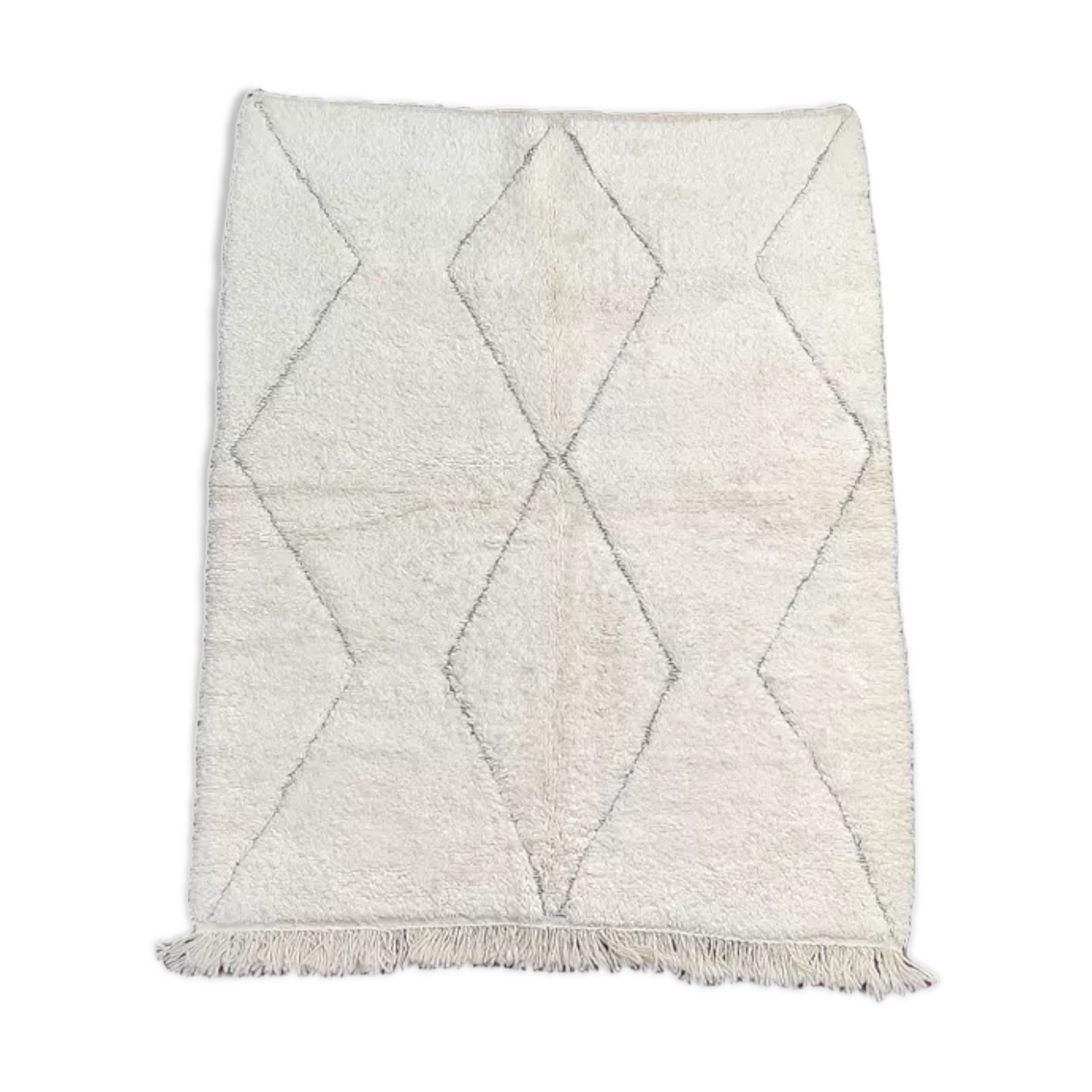 Berber Shaggy wool rug 160x240 cm