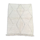 Berber shaggy rug in wool 160x240 cm