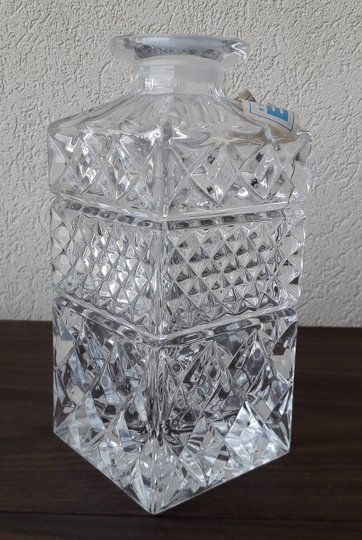 Whisky set with decanter and crystal glasses