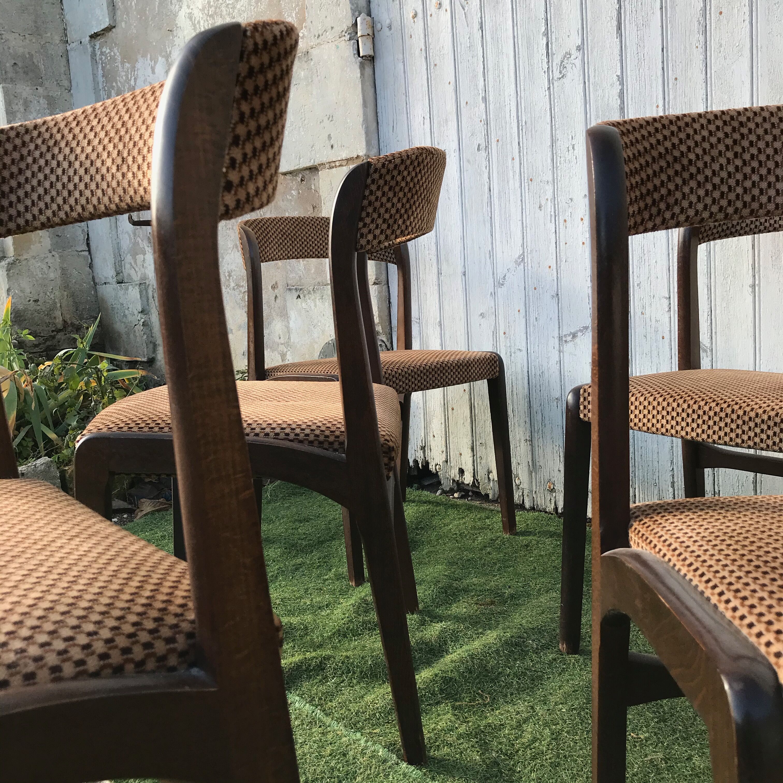 Set of 6 vintage chairs