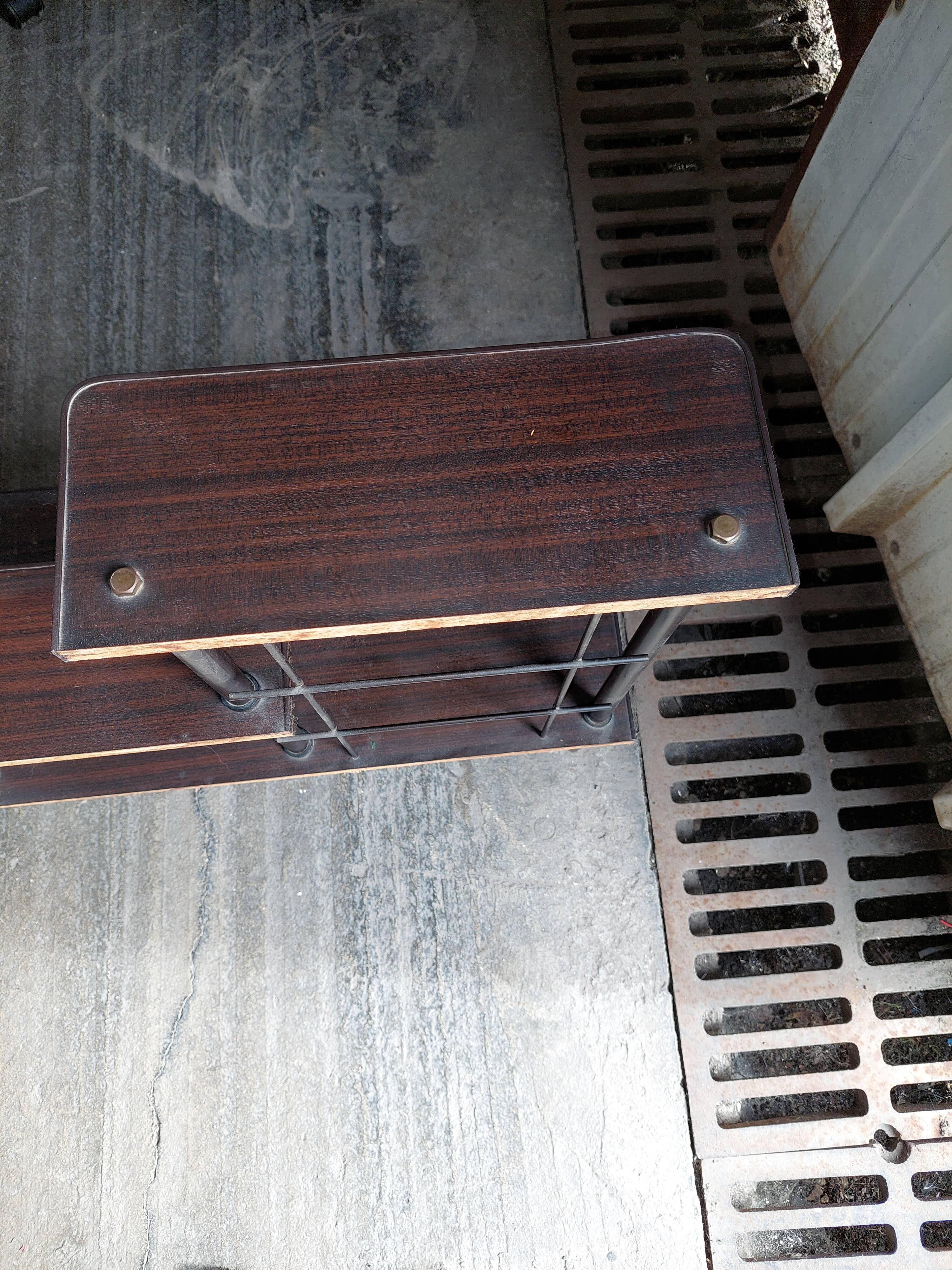 Cabinet shelves compartments 1970