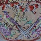 Hand-painted Chinese vase with gilded decorations, 1950