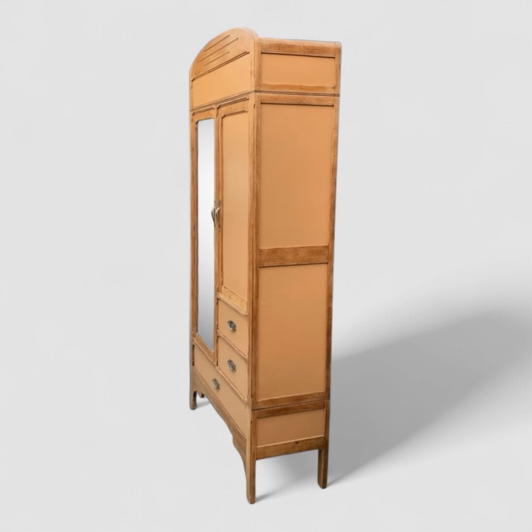 1920s Parisian Art Deco hotel wardrobe, removable