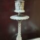 Pair of silver candle holders