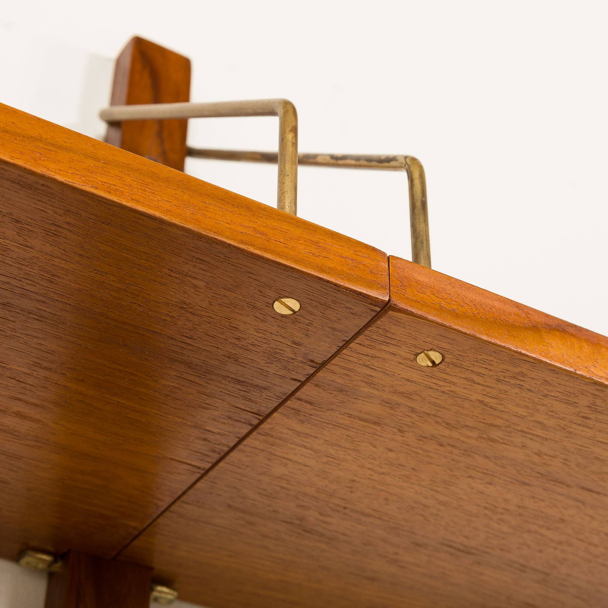 Danish teak 4 bay shelving unit in the style of Poul Cadovius, 1960s