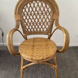 Rattan armchair from the 70s