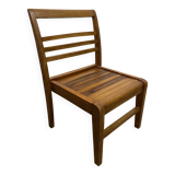 Modernist wooden children's chair by René Gabriel, Reconstruction period
