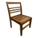 Chaise enfant moderniste en bois de René Gabriel période Reconstruction
