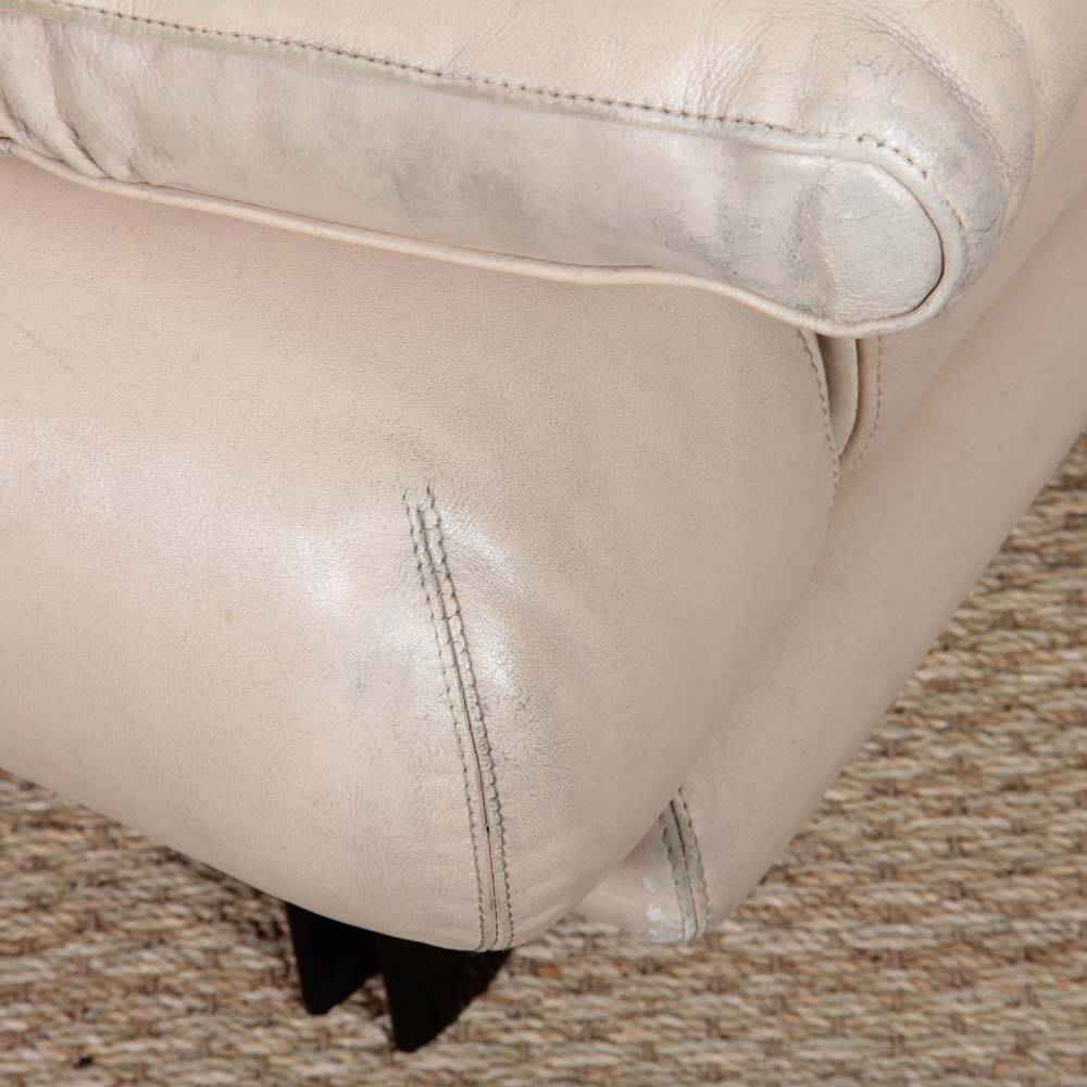 Alanda leather armchair by Paolo Piva for B&B Italia, 1980s