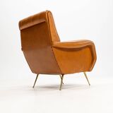 Italian armchair in the style of 'Lady' by Marco Zanuso for Arflex, 1950s