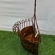 Wrought iron wall planter