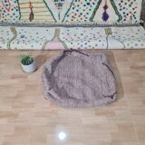 Handmade bohemian Berber pouf 60 X 60 X 25 CM
