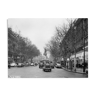 Tirage photographique encadré Paris en 1965 rue du Temple et place de la République