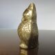 Owl, 70s golden brass owl