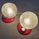 Pair of Hillebrand Space Age bedside lights, 1970s