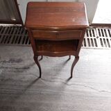 Vintage wooden bedside table