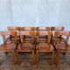 Lot de 50 chaises design Bruno rey swiss vintage design