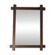 Solid wood mirror from the 1940s – 53 x 40 cm – simple and elegant