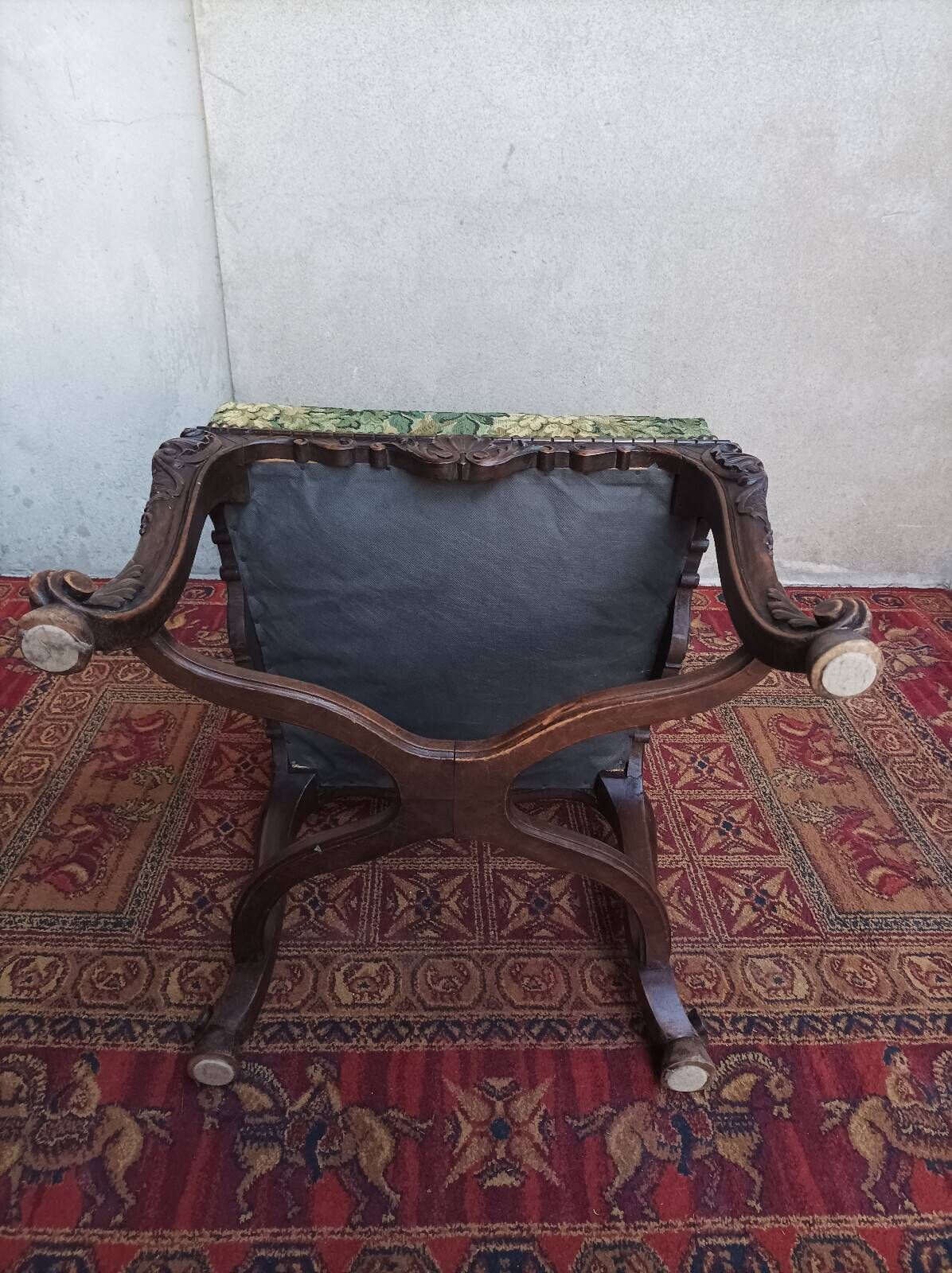 Louis XV chair in walnut, 19th century