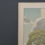 Lithograph by Henri Rivière, The Magic of the Hours - The Rising Storm