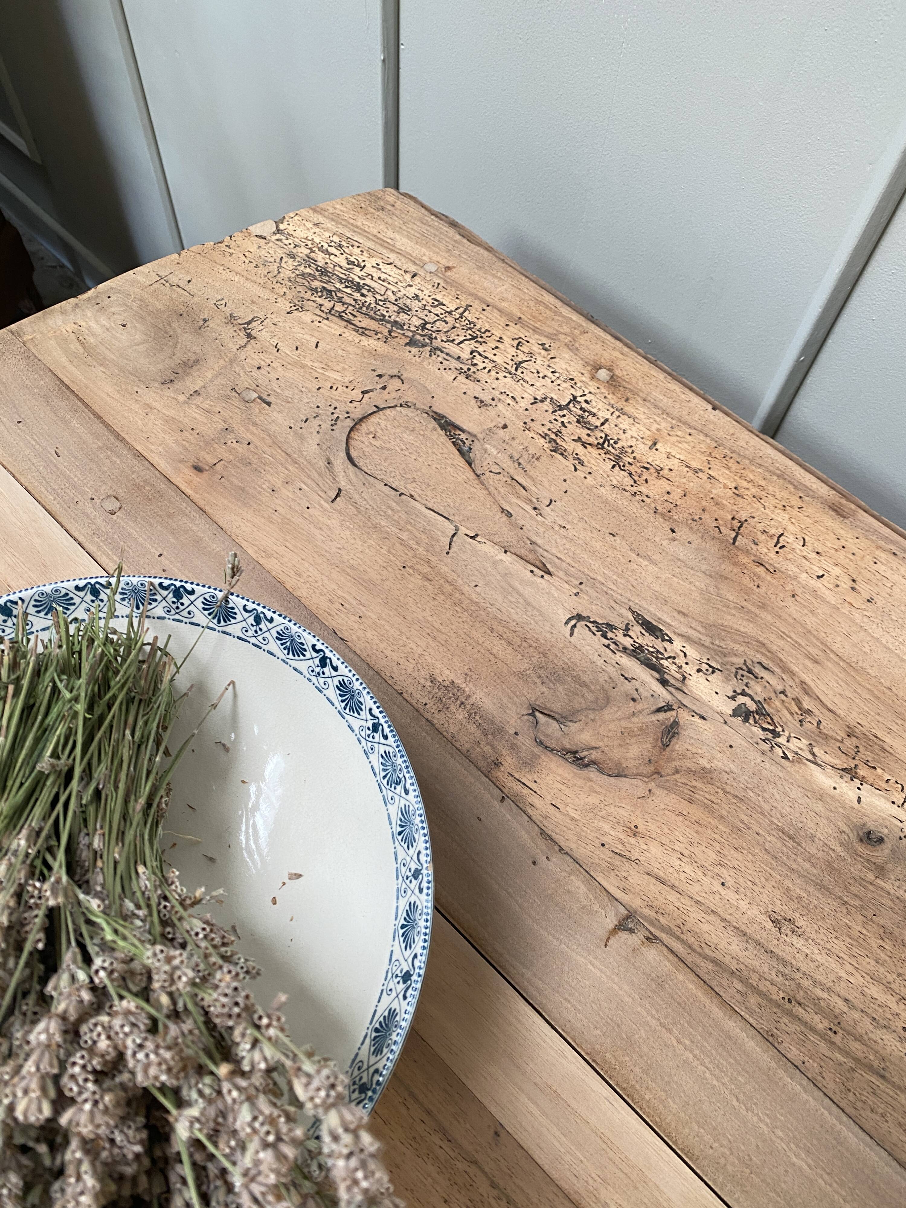 Table de ferme à rabats