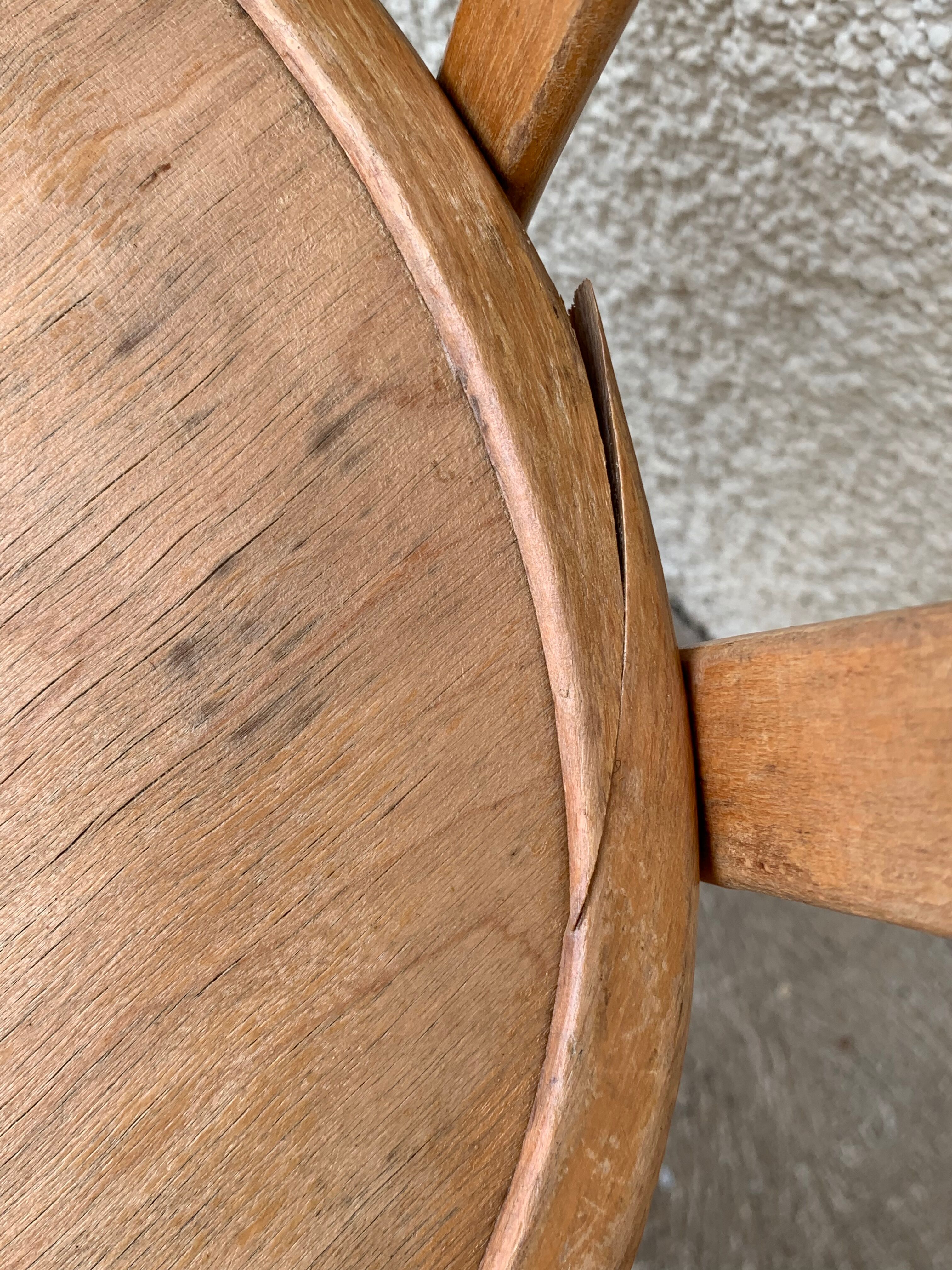 Suite of 4 chairs bistro Baumann 1967