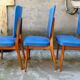 Lot de 5 chaises scandinave année 50/60