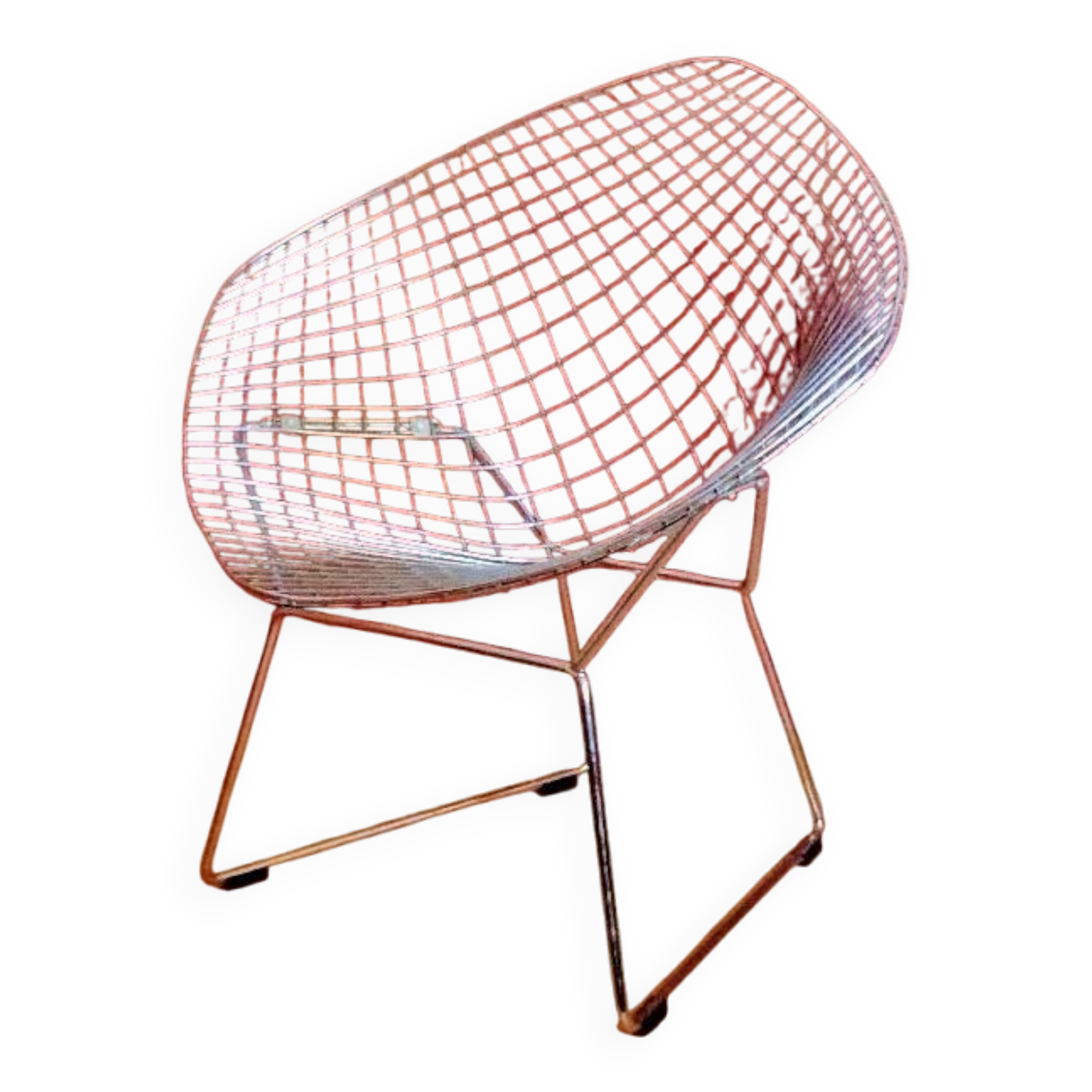 Fauteuil métal diamond