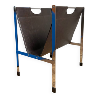 Chrome magazine rack