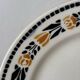 Old pottery pastry plate Badonviller Denise