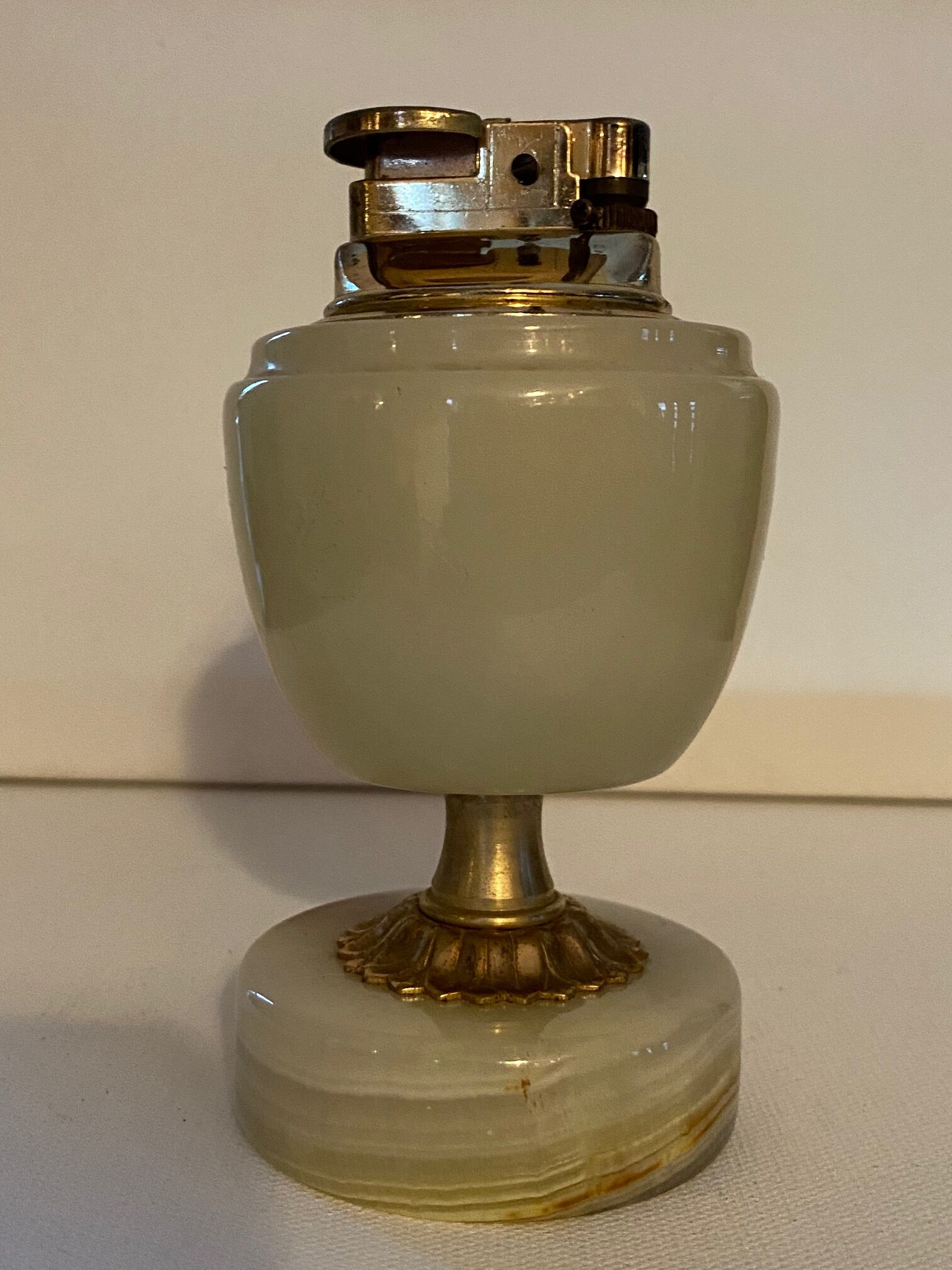 Table lighter in Onyx vintage 1960