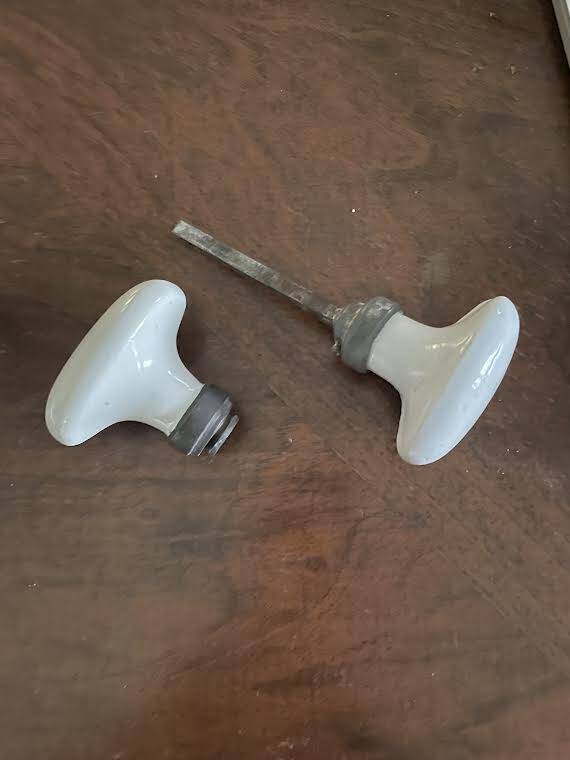 Antique door handles