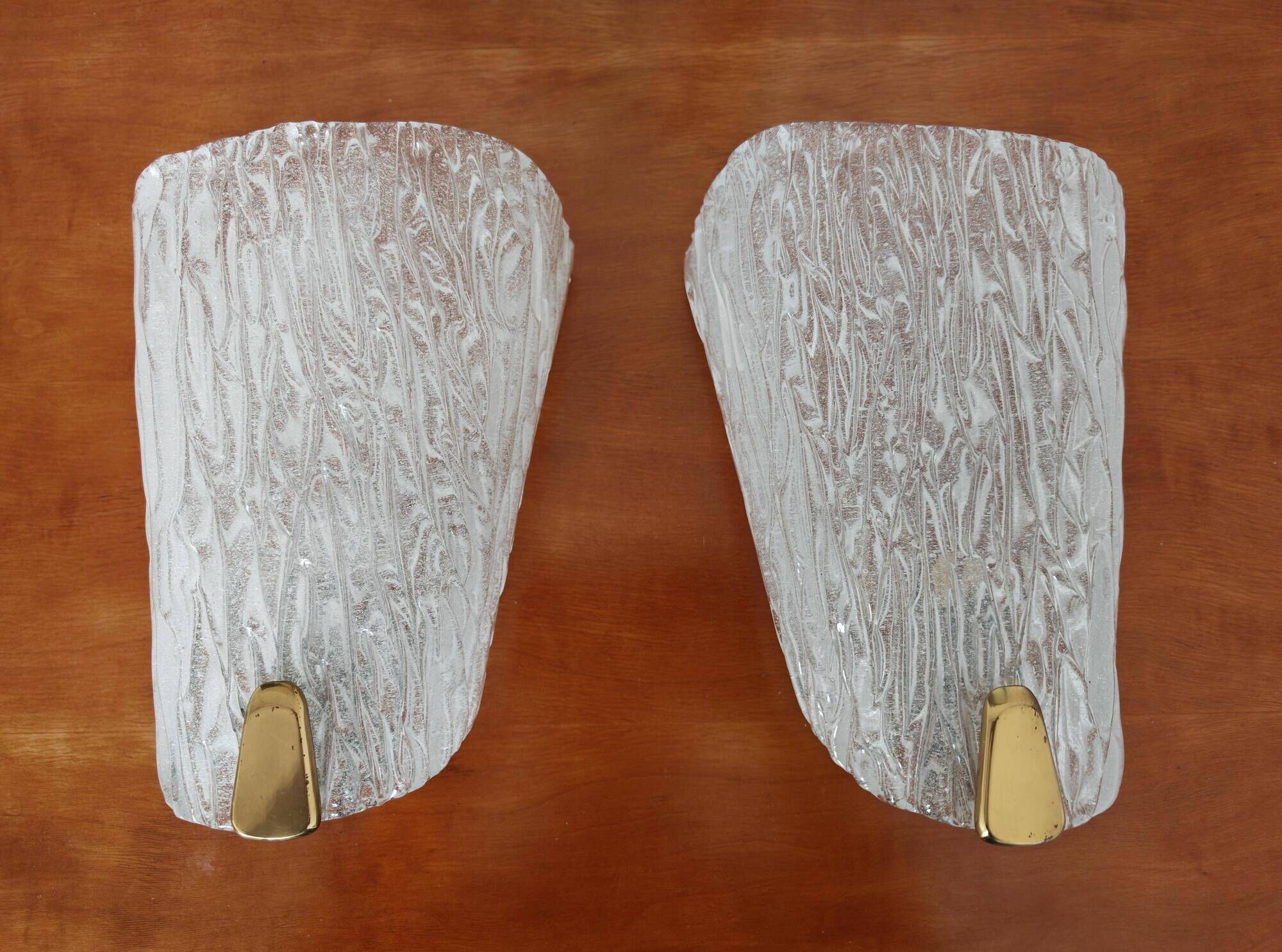 Pair of Mid Century Modern wall sconces by J. T. Kalmar, 1960s