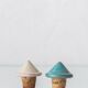 Bauhaus Ceramic Alpha Omega Cruet Pair by Theodor Bogler, 1948-1968