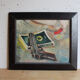 Tableau nature morte au pistolet signé HDA PASSANO