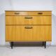 Cabinet à chaussures de style mid-century en bois d'orme, années 1960