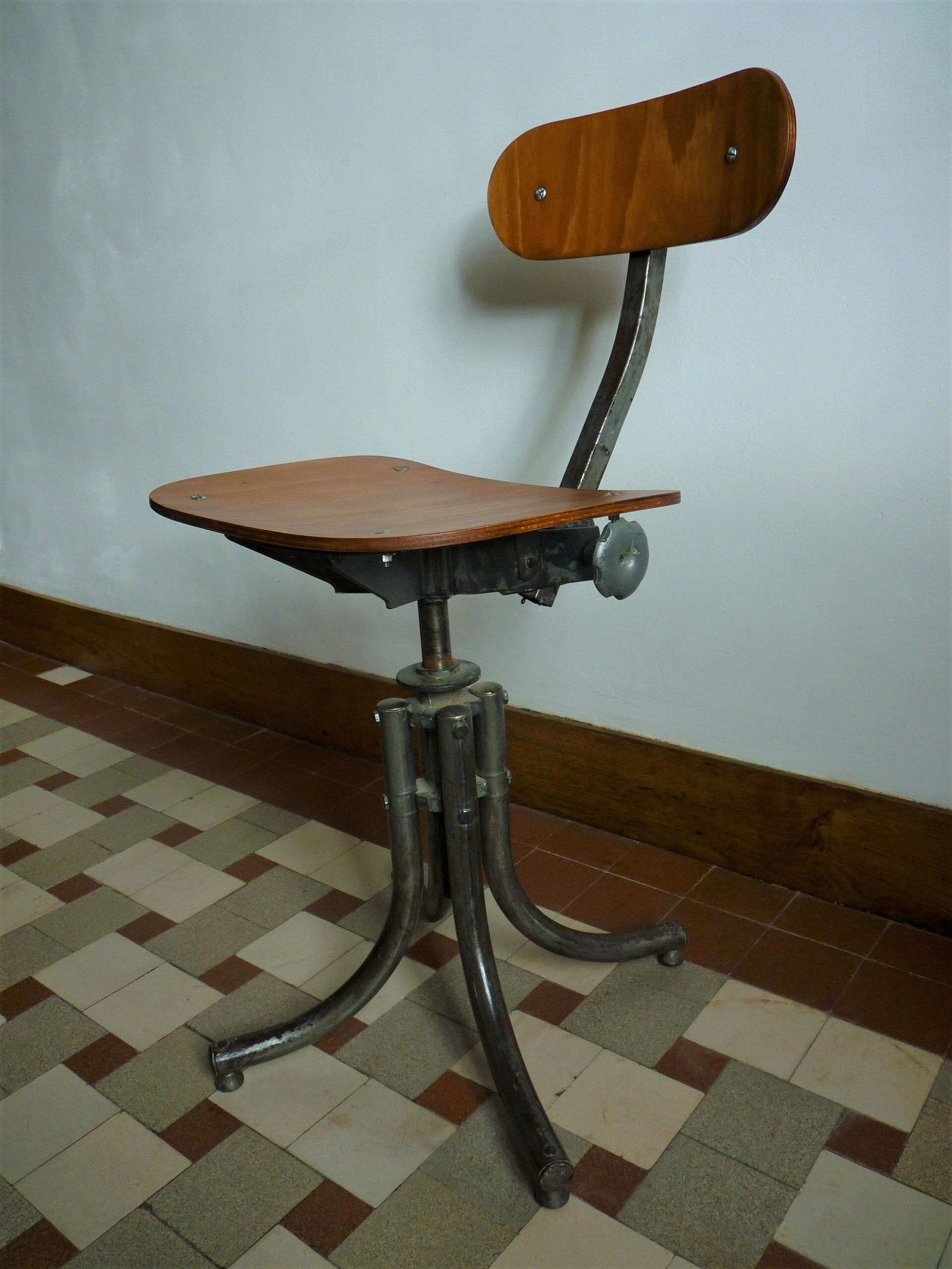 Chair, vintage stool 1950