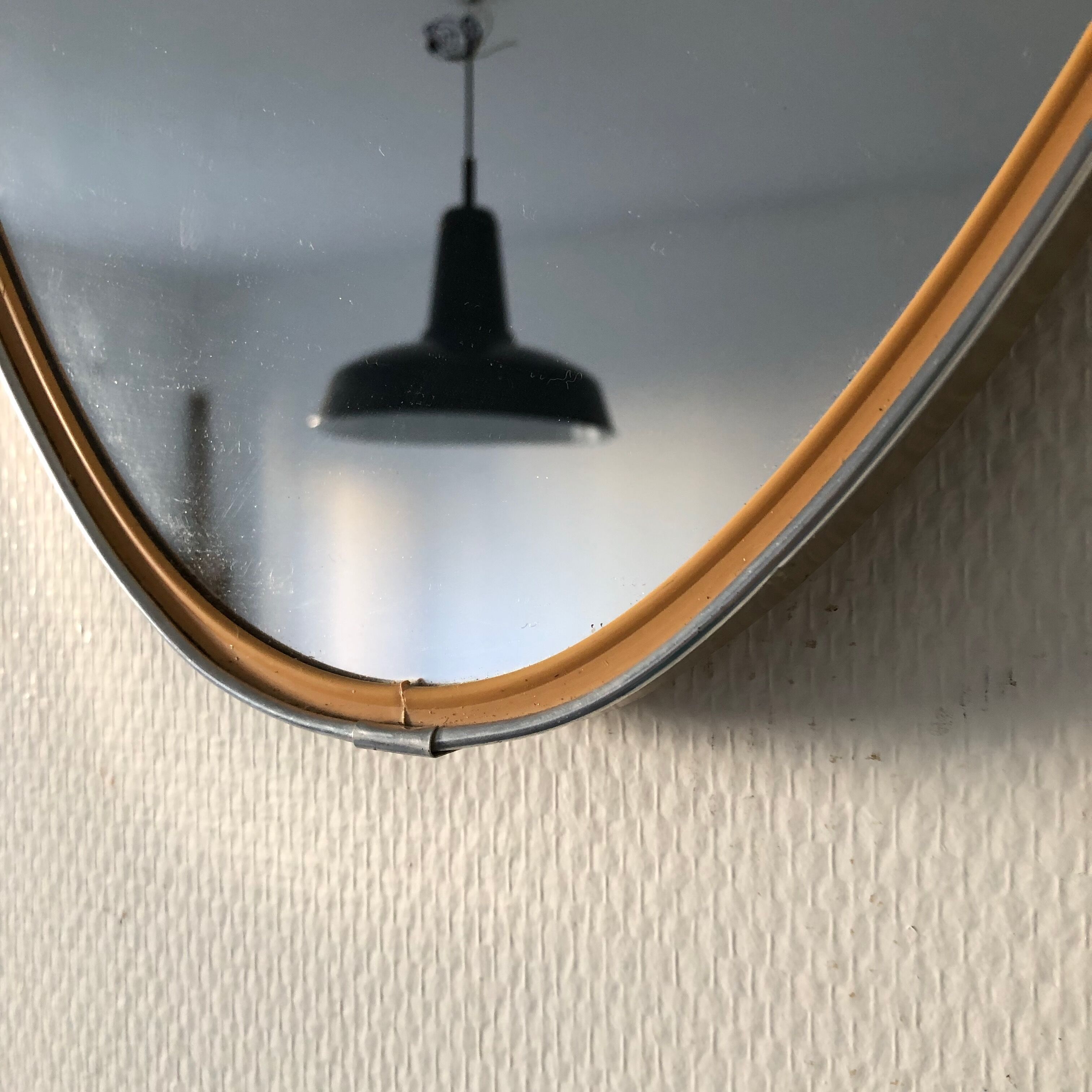 Miroir rétroviseur 48x33cm vintage 1960
