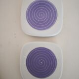 Set of table mat and 2 bottoms of bottles