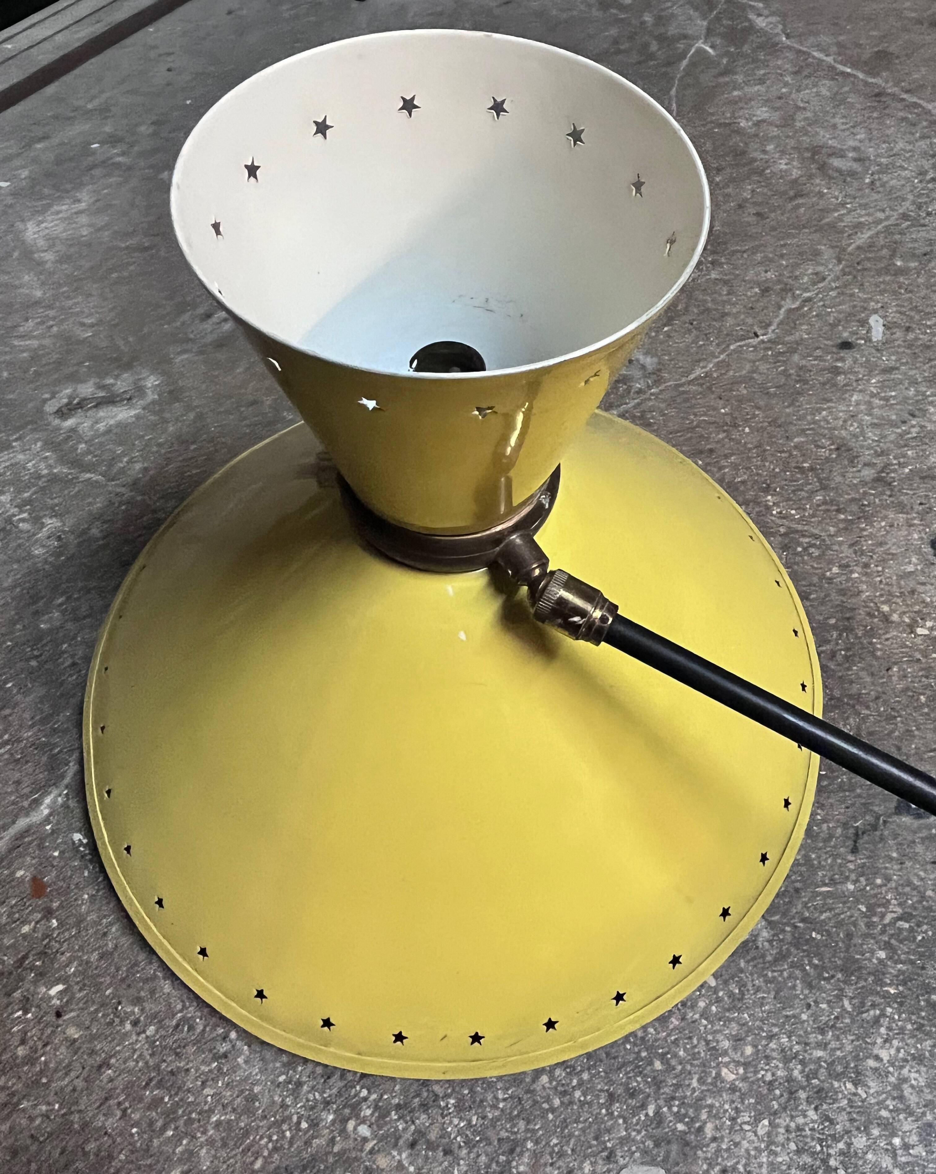 Diabolo wall lamp, René Mathieu, Maison Lunel, 1950s