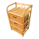 Vintage rattan chest of drawers