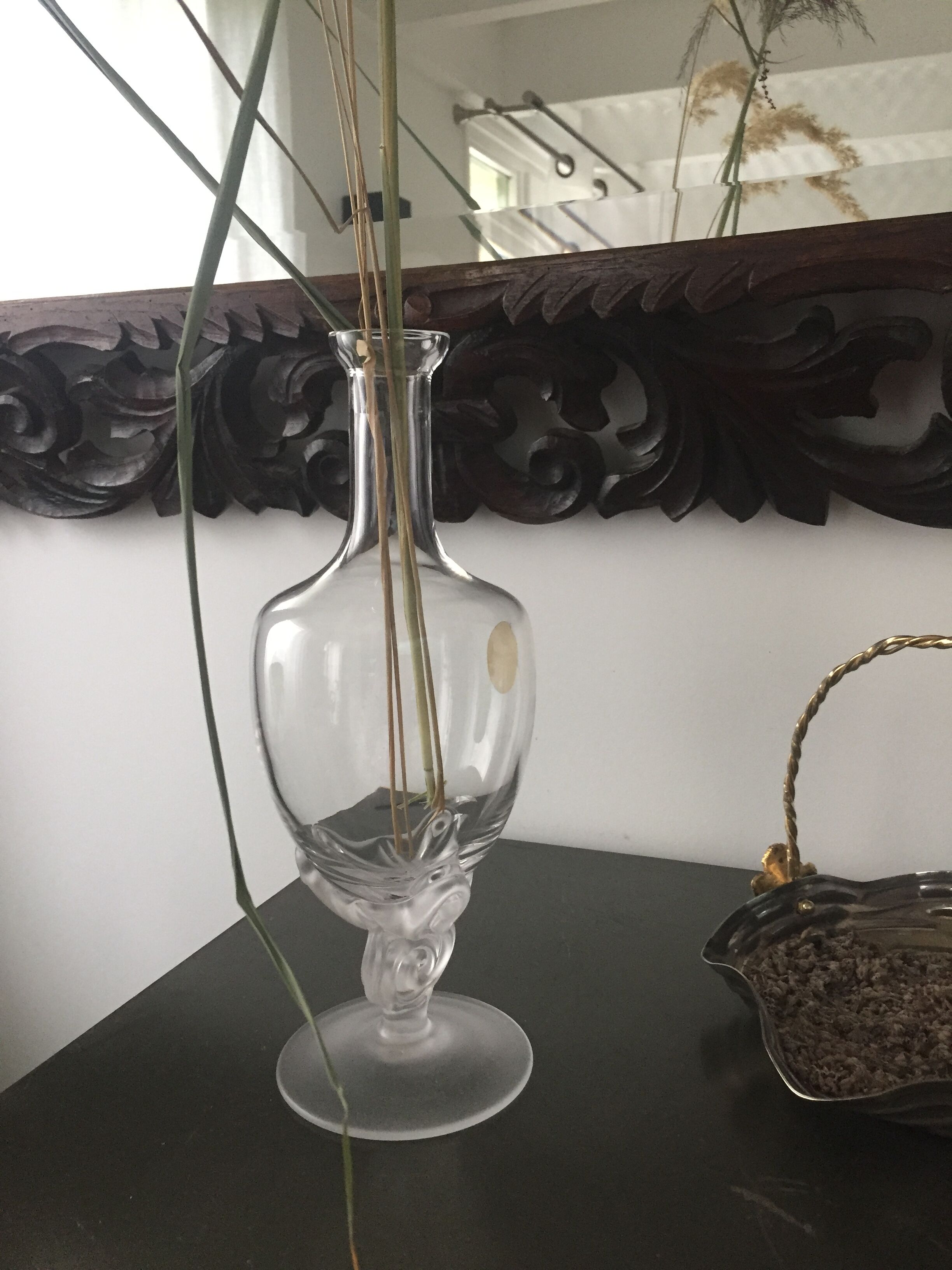 Vase en verre soufflé