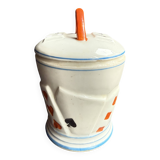 Tobacco pot – Polychrome porcelain