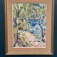 Original Swedish Oil on Canvas - "Natural Landscape" - Signed - Vintage and Framed - 68 × 56 cm