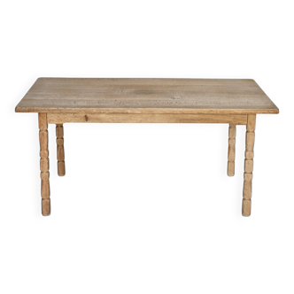 1970s, Danish dining table, oak wood, original condition.